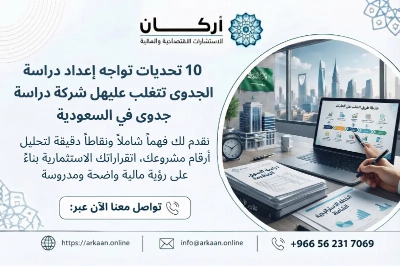 10 تحديات تواجه إعداد دراسة الجدوى تتغلب عليها أفضل شركة دراسة جدوى في السعودية