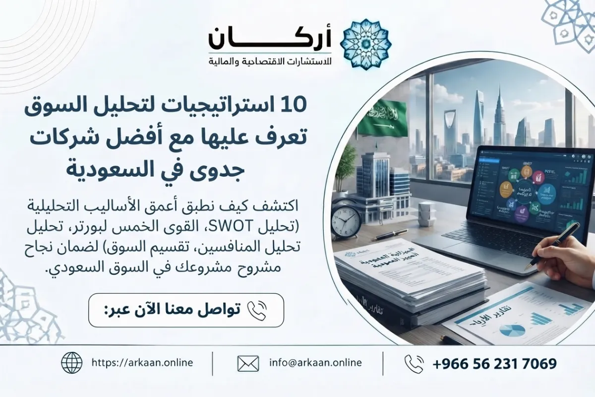 أفضل شركات دراسة جدوى في السعودية