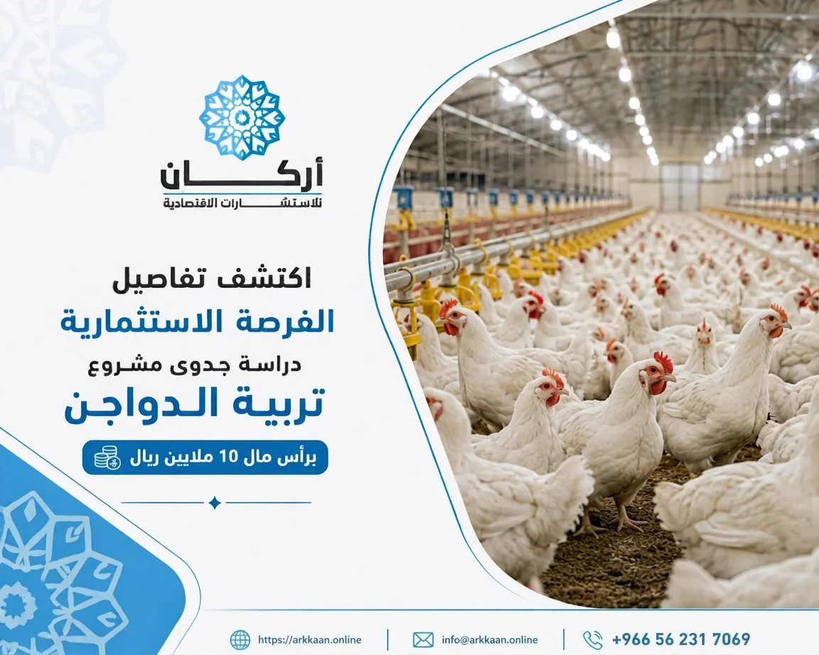 دراسة جدوى مشروع تربية الدواجن