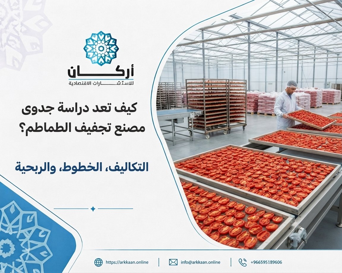 كيف تعد دراسة جدوى مصنع تجفيف الطماطم؟ التكاليف، الخطوط، والربحية