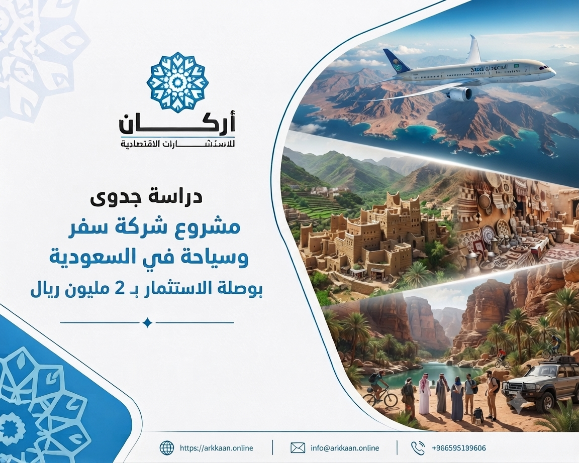 دراسة جدوى مشروع شركة سفر وسياحة في السعودية: بوصلة الاستثمار بـ 2 مليون ريال
