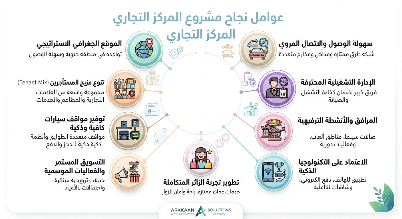 دراسة جدوى مشروع مركز تجاري
